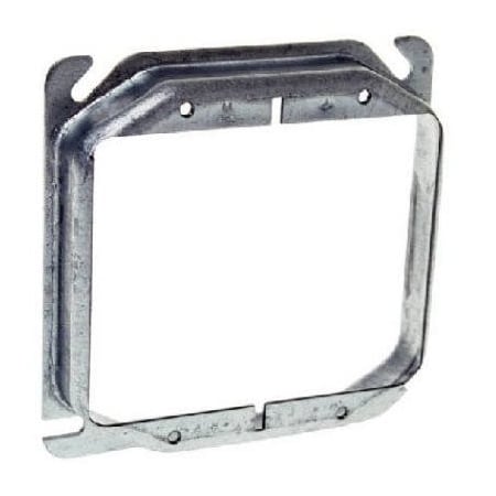 Raco Electrical Box Cover, Square, Steel, Raised Cover 8779